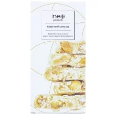 INE PRODUCTS ШОКОЛАД БІЛИЙ 26% КОКОС АРАХІС 100ГР